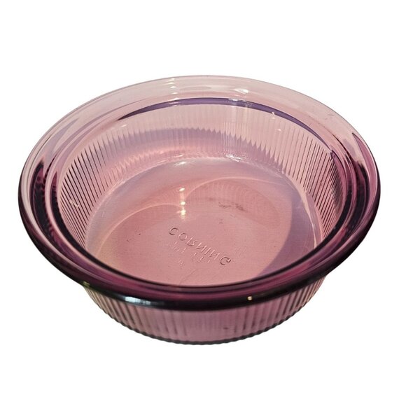 Corning Cranberry H811 C16B Oval Plate Platter Tray Bowl Set Vintage Collectible - Picture 8 of 10